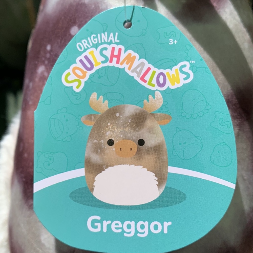 Squishmallows Greggor the Moose 8” - Picture 5 of 7